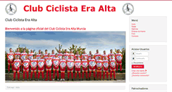 Desktop Screenshot of clubciclistaeraalta.es