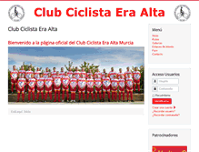 Tablet Screenshot of clubciclistaeraalta.es
